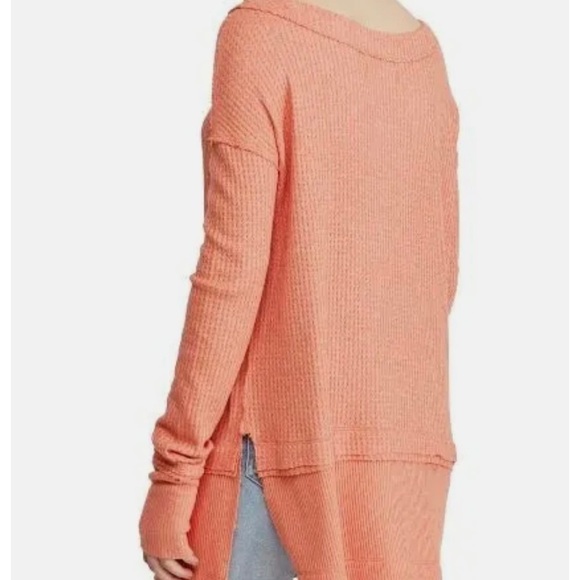 FREE People North Shore Thermal Waffle Knit Top in size S - Picture 11 of 14